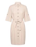 Fqlava-Dress Polvipituinen Mekko Beige FREE/QUENT