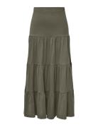 Onlmay Life Maxi Skirt Jrs Noos Pitkä Hame Green ONLY