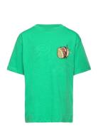 Tnfaedo Os S_S Tee Tops T-shirts Short-sleeved Green The New