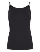 Byiane Strap Top - Tops T-shirts & Tops Sleeveless Black B.young