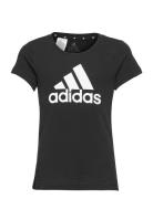 Adidas Essentials T-Shirt Tops T-shirts Short-sleeved Black Adidas Spo...