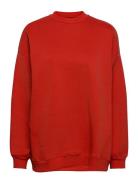 Lorena Sweater Tops Sweat-shirts & Hoodies Sweat-shirts Red Gina Trico...