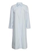 Ilolle Solid Shirt Dress Polvipituinen Mekko Blue Marimekko
