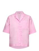 Dagny Shirt Tops Shirts Short-sleeved Pink Second Female