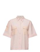 Finnegan Shirt Tops Shirts Short-sleeved Multi/patterned Nué Notes