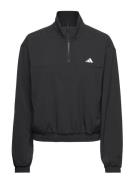 Aeroready Train Essentials Woven Quarter Zip Sport Sweat-shirts & Hood...