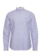 Slim Banker Dot Bd Tops Shirts Casual Blue GANT