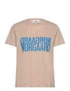 Single Organic Trenda P Tee Tops T-shirts & Tops Short-sleeved Beige M...