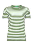 T-Shirt Tops T-shirts & Tops Short-sleeved Green United Colors Of Bene...