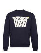 Tye Badge Logo Sweatshirt Tops Sweat-shirts & Hoodies Sweat-shirts Nav...