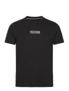 Small Hilfiger Tee Tops T-shirts Short-sleeved Black Tommy Hilfiger