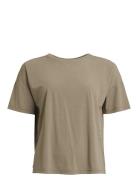 Vela Loose Tee Sport T-shirts & Tops Short-sleeved Brown Rethinkit