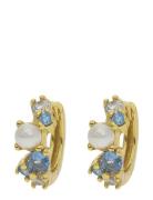 Ella Accessories Jewellery Earrings Hoops Blue Nuni Copenhagen