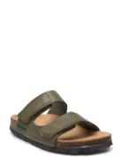 Sandal Nubuck Leather Shoes Summer Shoes Sandals Khaki Green En Fant