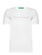 Short Sleeves T-Shirt Tops T-shirts & Tops Short-sleeved White United ...
