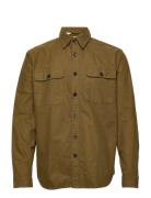 Slhlooserolf Ls Overshirt W Tops Overshirts Khaki Green Selected Homme