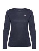 Tech Ls Crew Twist Sport Sweat-shirts & Hoodies Sweat-shirts Navy Unde...