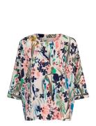 Mabecca Tops Blouses Short-sleeved Multi/patterned Masai
