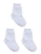3-Pack Cotton Socks Sukat White Melton