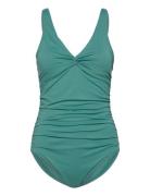 Panos Emporio Simi Solid Swimsuit Uimapuku Uima-asut Green Panos Empor...