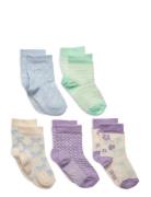 Socks W. Pattern Sukat Multi/patterned Minymo