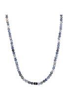 Beads Necklace 6Mm Kaulakoru Korut Blue Edd.