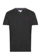 Cem V-Neck T-Shirt Tops T-shirts Short-sleeved Black U.S. Polo Assn.