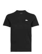 Tee-Shirt&Turtle Ne Tops T-shirts & Tops Short-sleeved Black Lacoste