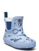 Wellies Short - Aop Kumisaappaat Blue CeLaVi