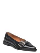 Biavictoria Buckle Ballet Flat Nappalak Ballerinat Black Bianco