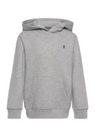 Fleece Hoodie Tops Sweat-shirts & Hoodies Hoodies Grey Ralph Lauren Ki...