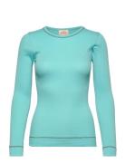 Blouse Ls Tops T-shirts & Tops Long-sleeved Blue Barbara Kristoffersen...