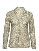 Anf Womens Wovens Tops Shirts Long-sleeved Multi/patterned Abercrombie...