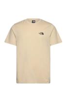 M S/S Simple Dome Tee Sport T-shirts Short-sleeved Beige The North Fac...