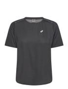 Road Ss Top Sport T-shirts & Tops Short-sleeved Black Asics
