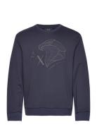 Sweatshirt Tops Sweat-shirts & Hoodies Sweat-shirts Blue Armani Exchan...