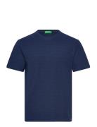 T-Shirt Tops T-shirts Short-sleeved Blue United Colors Of Benetton