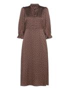 Acaciabbclarena Dress Polvipituinen Mekko Brown Bruuns Bazaar