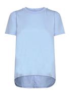 Lr-Kowa Tops T-shirts & Tops Short-sleeved Blue Levete Room
