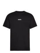 Cohen Brushed Tee Ss Tops T-shirts Short-sleeved Black Clean Cut Copen...
