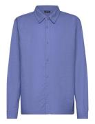 Nlfhill Ls Shirt Tops Shirts Long-sleeved Shirts Blue LMTD