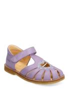 Sandals - Flat - Closed Toe - Shoes Summer Shoes Sandals Purple ANGULU...