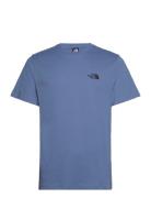 M S/S Simple Dome Tee Sport T-shirts Short-sleeved Blue The North Face