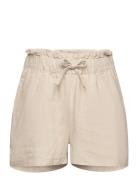 Shorts Linen Bottoms Shorts Beige Lindex