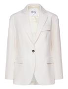 Marcy - Solid Linen Blazers Single Breasted Blazers Cream Day Birger E...