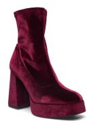 Women Boots Shoes Boots Ankle Boots Ankle Boots With Heel Red Tamaris