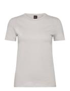 C_Esla Tops T-shirts & Tops Short-sleeved Silver BOSS