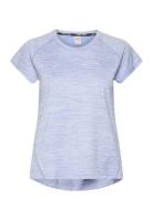 Emily Short Sleeve Sport T-shirts & Tops Short-sleeved Blue Kari Traa