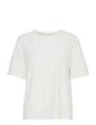 Bypamila Half Sl Tshirt 2 - Tops T-shirts & Tops Short-sleeved White B...