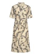 Joanna - Floral Jacquard Polvipituinen Mekko Cream Day Birger Et Mikke...